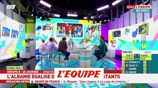 La Croatie piégée par l'Albanie dans le temps additionnel - Foot - Euro