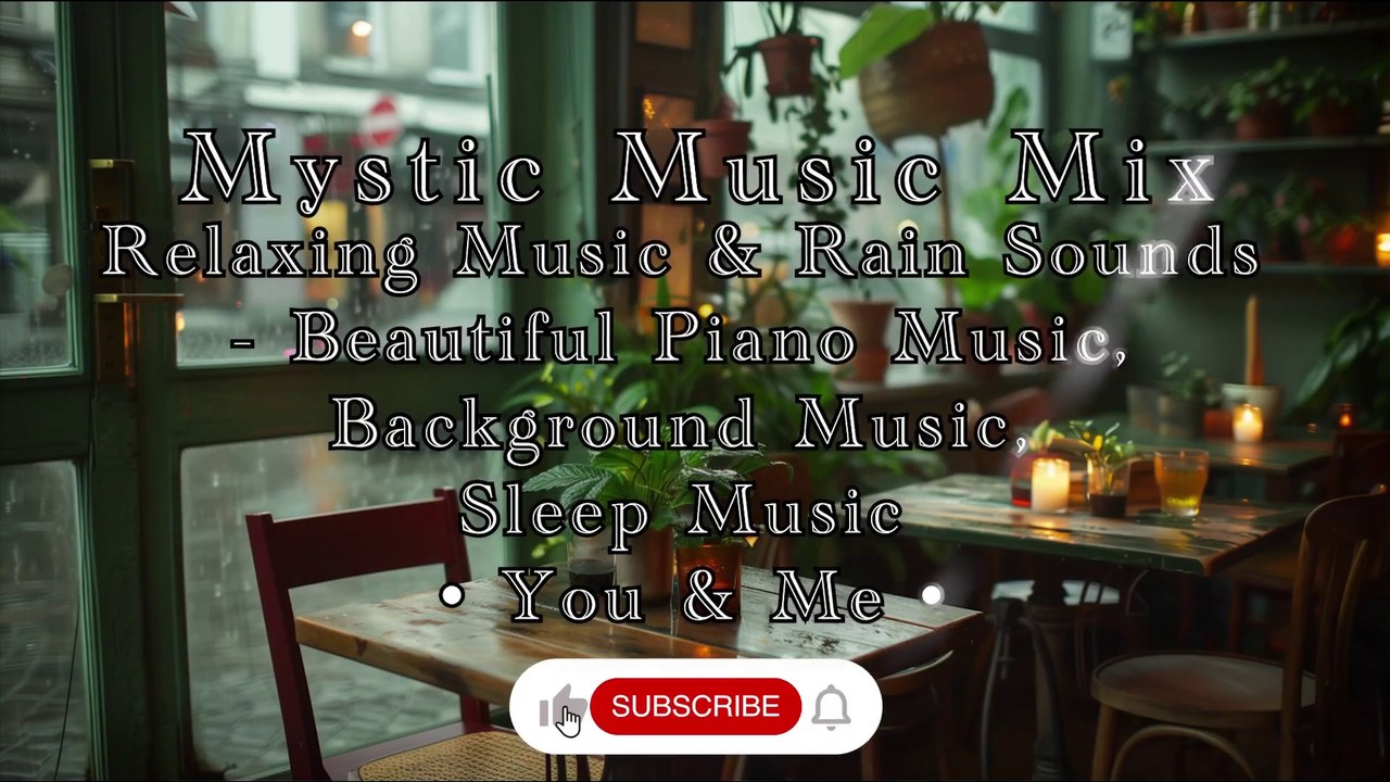Relaxing Music & Rain Sounds   Beautiful Piano Music, Background Music, Sleep Music • Romance •