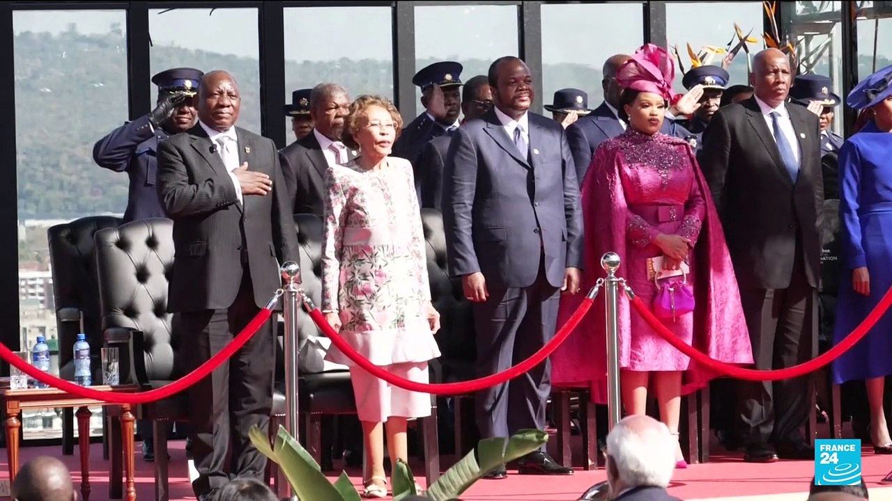 South Africa's Ramaphosa sworn in for second term with help from coalition parties