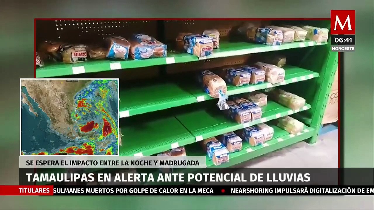 Suspenden clases en todo el estado de Tamaulipas debido a la tormenta tropical 'Alberto'