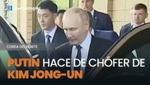 Putin hace de chófer de Kim Jong-un en un coche ruso