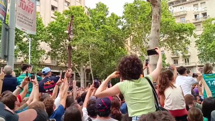Exhibición de Fórmula 1 en las calles de Barcelona y protestas vecinales