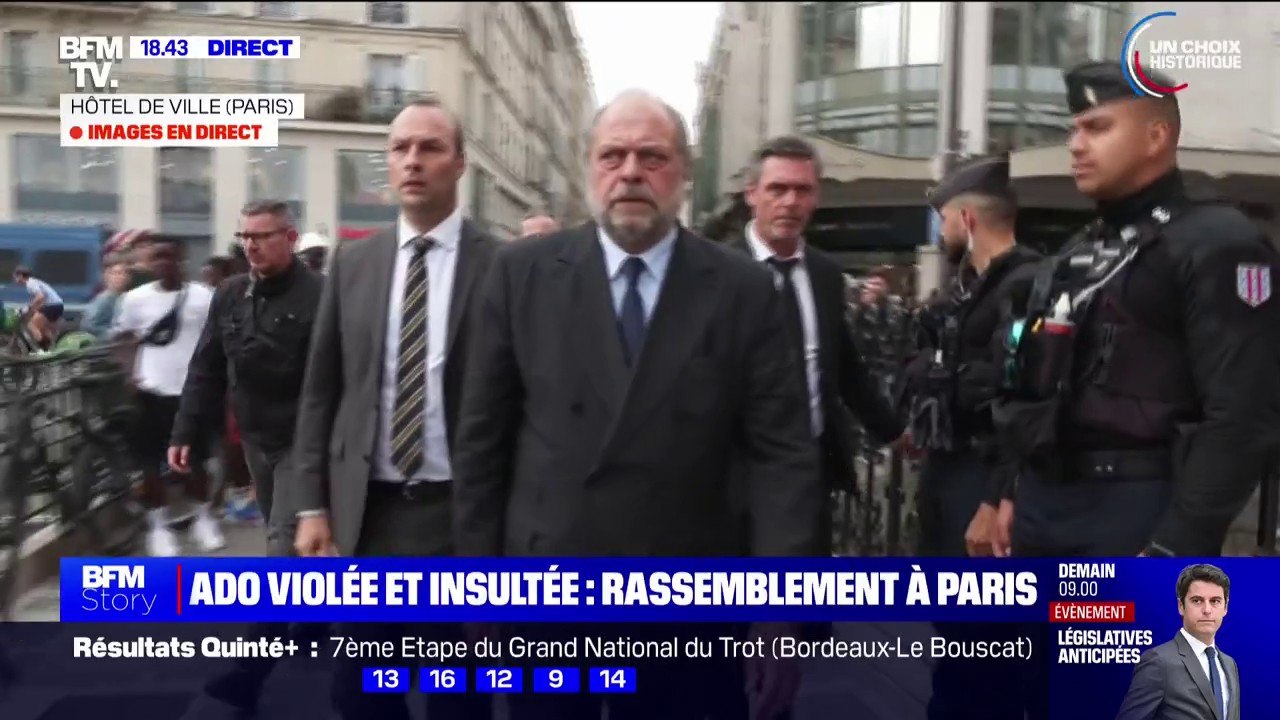 Viol à Courbevoie: Éric Dupond-Moretti est arri...