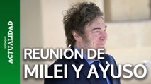 El Gobierno argentino anuncia un encuentro de Milei con Ayuso el viernes en Madrid