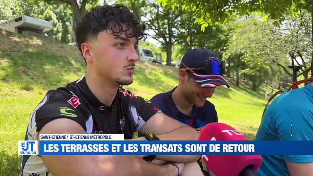 à la UNE : Il fait beau! les ligériens se pressent à Saint-Victor / La foule à la billetterie des Verts / la flamme passera par Saint-chamond / des fans zones pour les JO
