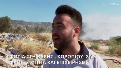 Ελλάδα: «Υπάρχει οπτικό υλικό εμπρησμού στη φωτιά του Κορωπίου»