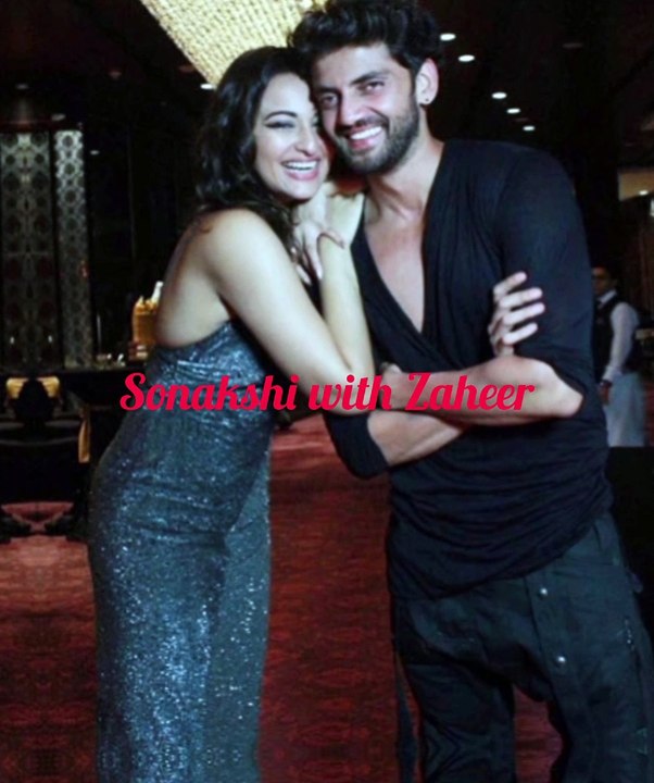 Sonakshi with Zaheer