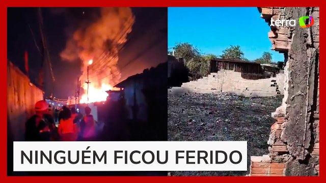 Incêndio deixa 12 famílias desalojadas em São Paulo