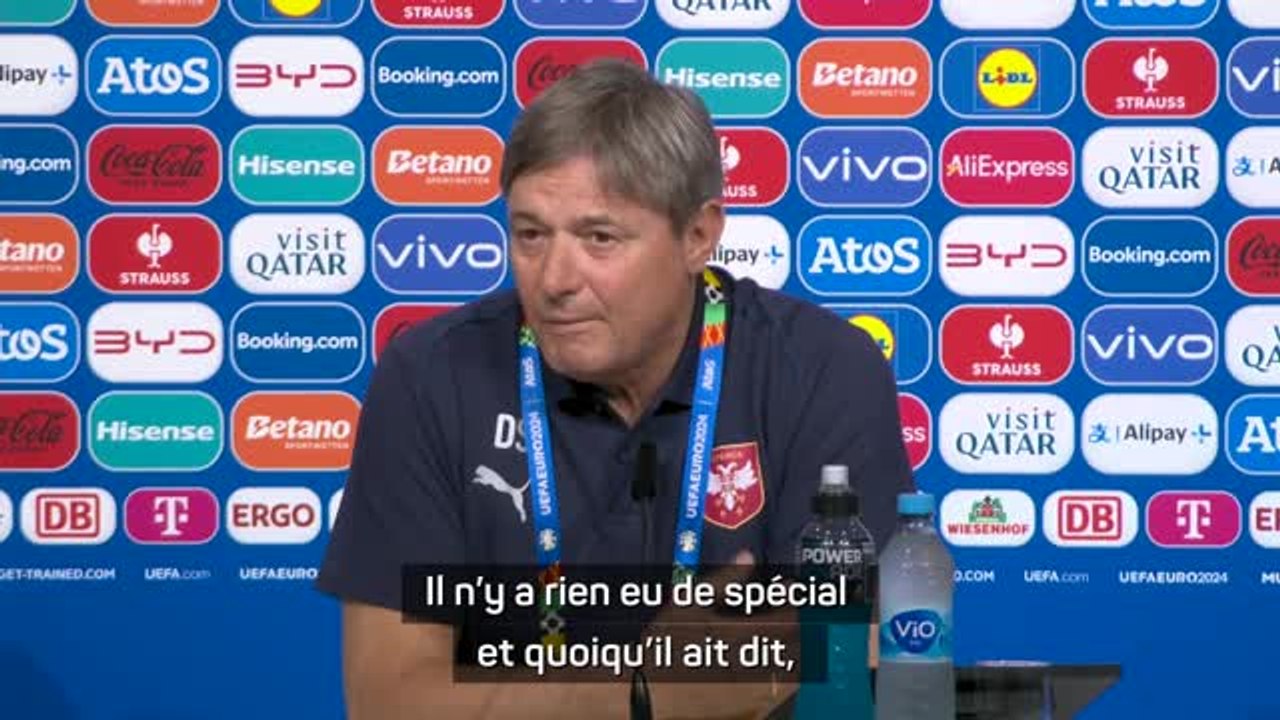 Serbie - Stojkovic : "Tadic s'est excusé, il faut passer à autre chose !"