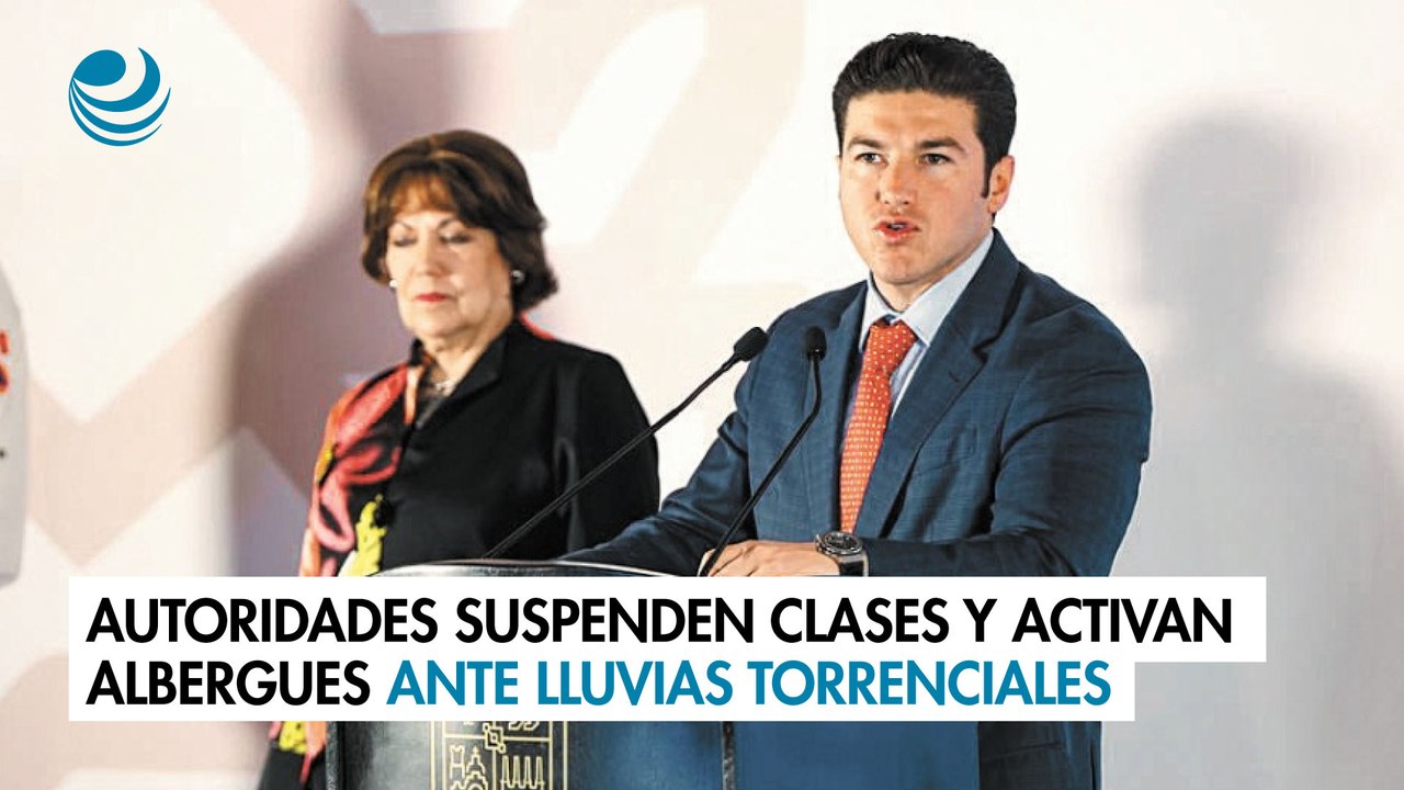 Autoridades suspenden clases y activan albergues ante lluvias torrenciales