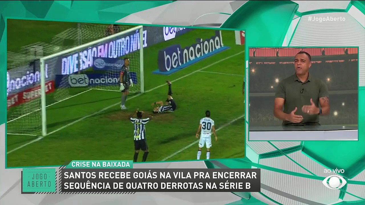 Denílson: "Santos x Goiás é confronto de Série A"; Peixe precisa vencer para espantar crise