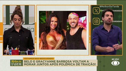 Belo e Gracyanne juntos novamente? |Melhor da Tarde