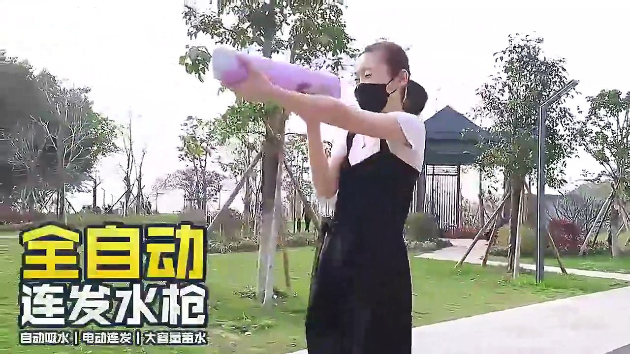 Electric Continuous Water Gun For Adults Kids Automatic Water Absorbtion One-Button Water Blaster Gun Toy Summer Party Gift