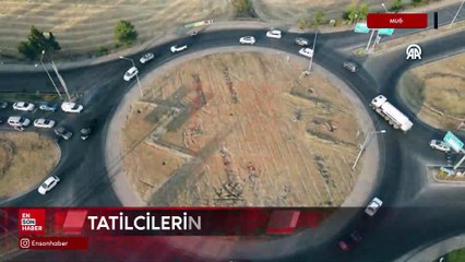 Muğla'da tatilcilerin dönüşü nedeniyle trafikte yoğunluk yaşanıyor