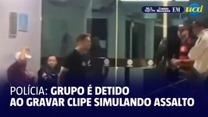 Grupo é Detido Após Filmagem de Vídeo que Simula Assalto a Banco 🚓