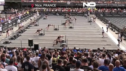Campeonato Mundial HYROX 2024: atletas de topo de todo o mundo numa competição de fitness em Nice