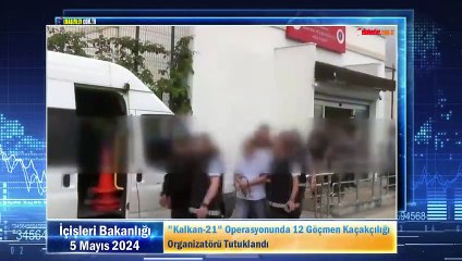 "Kalkan-21" Operasyonunda 12 Göçmen Kaçakçılığı Organizatörü Tutuklandı