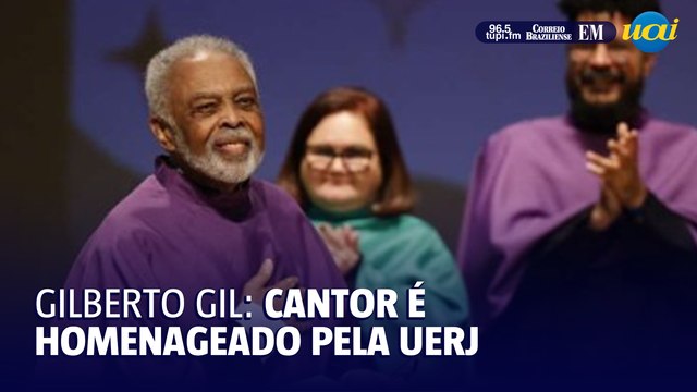 Gilberto Gil recebe título de Doutor Honoris Causa da Uerj e se emociona