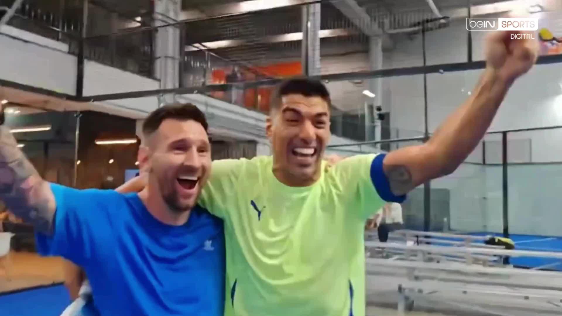 Lionel Messi  Luis Suárez   The duo that dominates the football world ⚽️ now wants to conquer Padel 