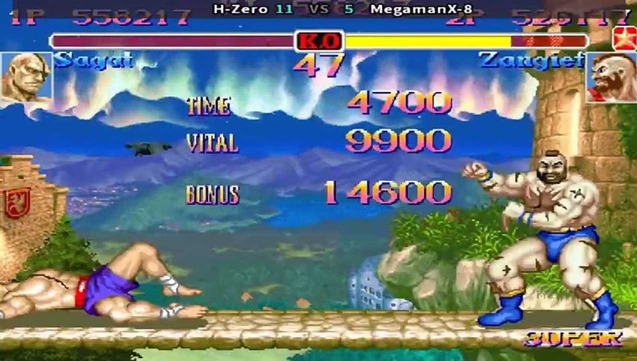 Super Street Fighter II X - H-Zero vs MegamanX-8