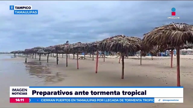 Alistan preparativos en Tamaulipas ante la llegada de la tormenta tropical “Alberto”