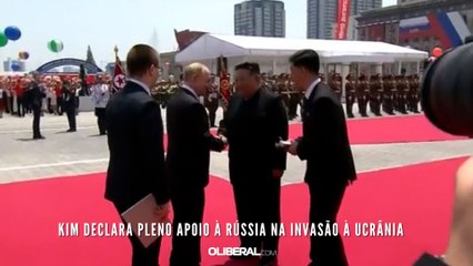 Kim declara pleno apoio à Rússia na invasão à Ucrânia