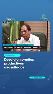 Desalojan predios productivos avasallados
