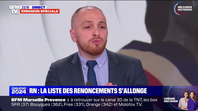 Si le Rassemblement national n'obtient pas la majorité absolue, qui pourrait devenir Premier ministre? : Matthieu Valet (député européen RN) répond à la question de Wassim, téléspectateur de BFMTV