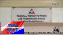 Public hearing ukol sa wage hike sa NCR, nakatakdang isagawa ng DOLE ngayong araw | Unang Balita