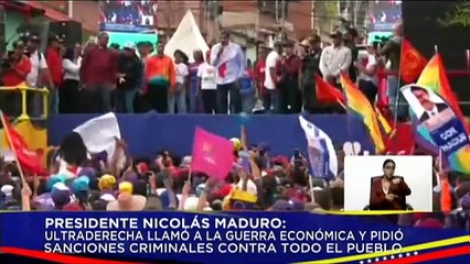 Guatireños reciben con amor y alegría al presidente obrero Nicolás Maduro