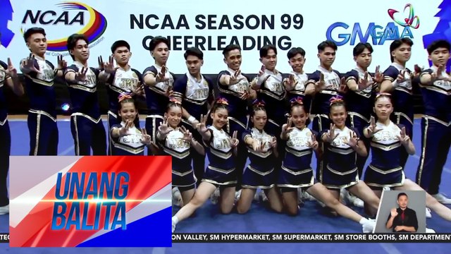 10 member schools para sa NCAA Season 99, nagpasiklaban sa cheerleading competition | Unang Balita