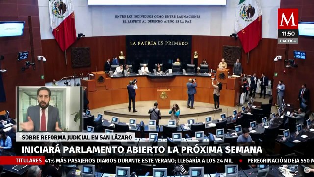 Pronosticamos 8 foros en 5 entidades del país : Halmet García sobre reforma al Poder Judicial