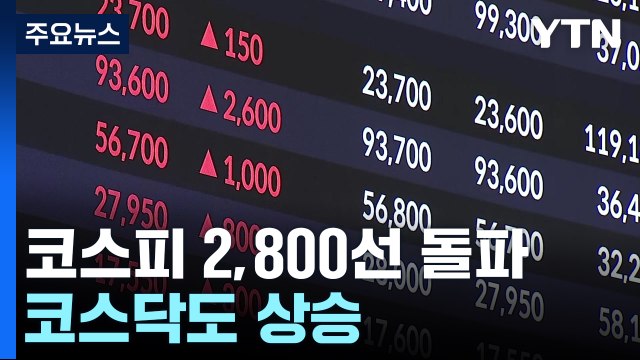 코스피, 장초반 연고점 돌파...코스닥도 상승 / YTN