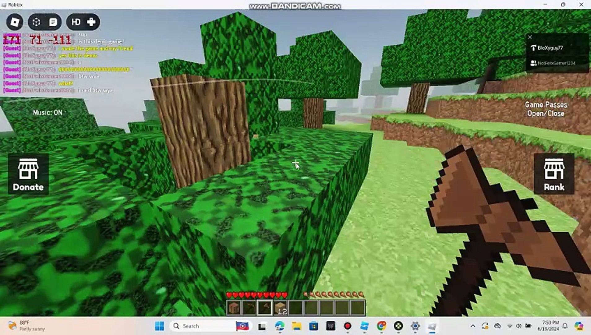 ⁣Blocks A new game to roblox i made