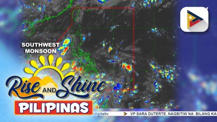 Télécharger la video: Habagat, magpapaulan sa ilang bahagi ng bansa; nalalabing bahagi ng bansa, maaapektuhan ng localized thunderstorm