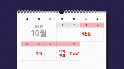 내년 휴가 언제 쓸까?..."추석에 쓰면 최대 12일" [앵커리포트] / YTN