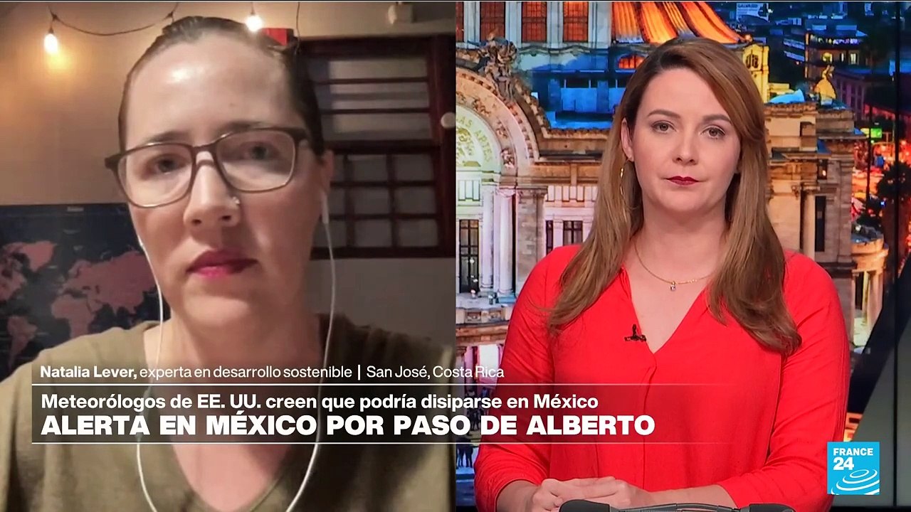 Natalia Lever: 'La tormenta tropical Alberto podría llegar a ser un huracán de categoría uno'