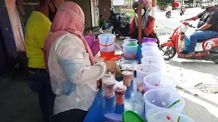 Es Buah Prasmanan Viral.. Omset Bisa Jutaan Perhari, Selalu Ramai Pembeli. Omset Auto Melimpah Dong