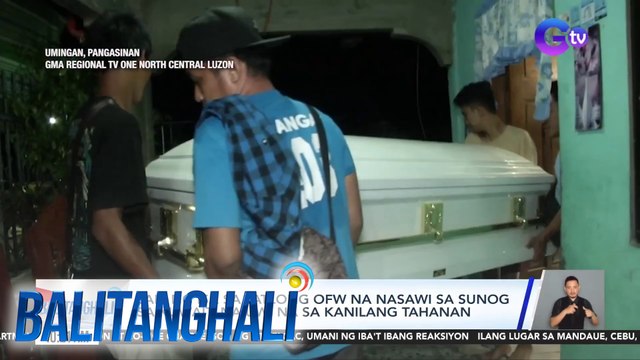 Labi ng isa sa tatlong OFW na nasawi sa sunog sa Kuwait, naiuwi na sa kanilang tahanan| Balitanghali