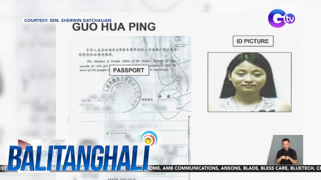 Mga dokumento ni Guo Mua Ping na ipinakita ni Sen. Gatchalian, kinumpirma ng Bureau of Immigration; Sinabing maaga pa para matukoy kung siya rin si suspended Mayor Alice Guo | Balitanghali