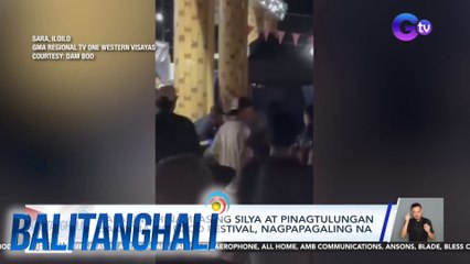 Télécharger la video: Lalaking hinampas ng silya at pinagtulungan sa gitna ng food festival, nagpapagaling na | Balitanghali