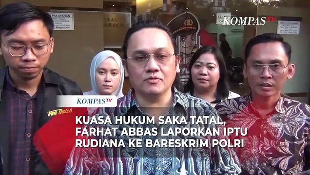 Kuasa Hukum Saka Tatal, Farhat Abbas Laporkan IPTU Rudiana ke Propam dan Bareskrim Polri