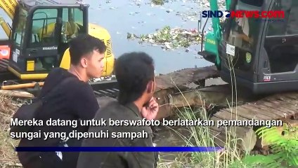 Jadi Destinasi Wisata Baru, Begini Penampakan Lautan Sampah di Sungai Citarum