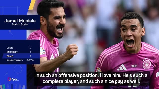 Musiala might be Germany's most important player - Gündoğan