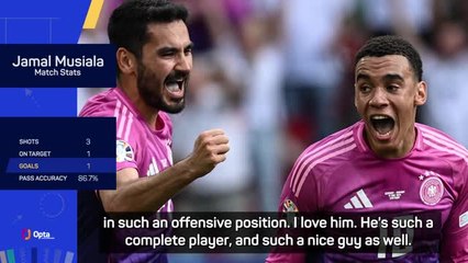 Musiala might be Germany's most important player - Gündoğan