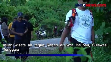 Menengok Pesona Keindahan Air Terjun Kanari di Kota Baubau Sulteng