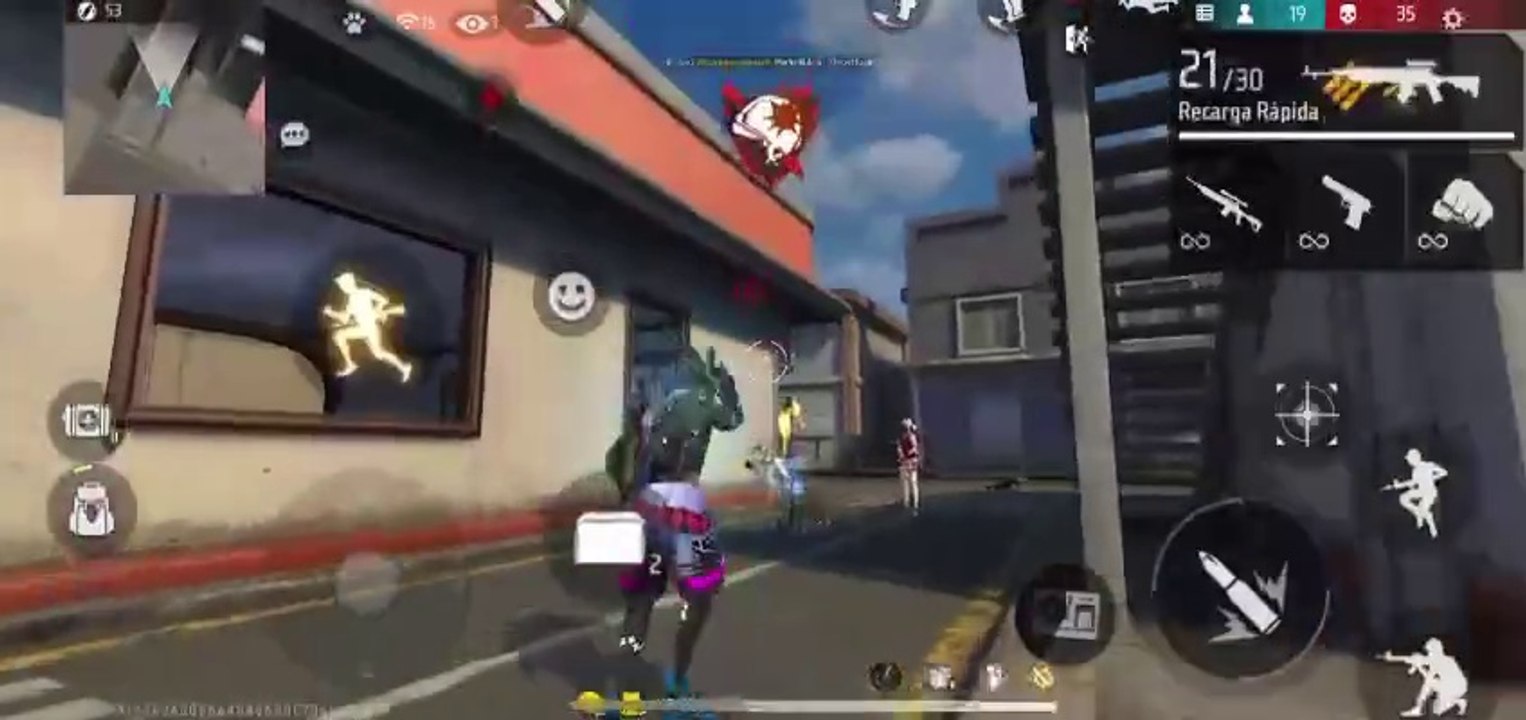 Free fire  Training Ground Impossible Headshot