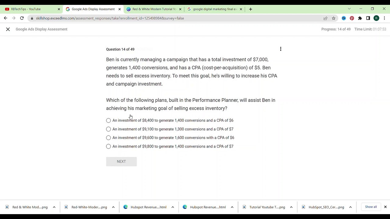 Google Ads Display Certification Exam Answers 2024