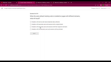 Google Analytics Individual Qualification Exam Anwers 2024