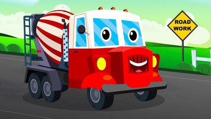 Cement Mixer Truck Song & More Nursery Rhymes for Kids
